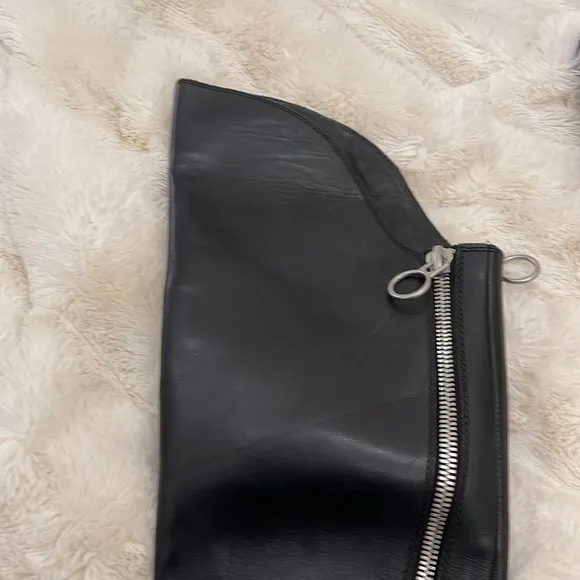 COPY - ASH Seven Over The Knee Tall Black Leather Boots Size 7