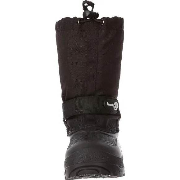 COPY - Kamik Kids Waterbug  Pull On Round Toe Waterproof Snow Boots, Black/Char…