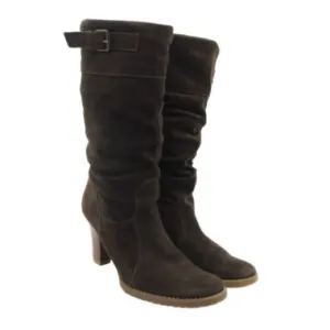 COPY - NEVER WORN!! Suede Slight Slouchy Boots