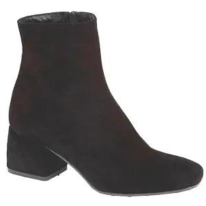 CORDANI Italian Noelle Suede Leather Square Toe Chunky Heel Ankle Boots …