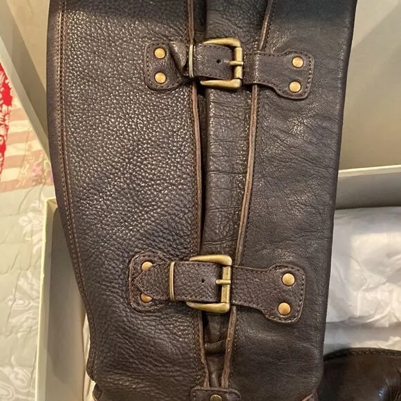 Cordani brown leather boots.