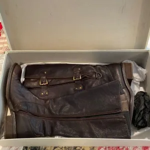 Cordani brown leather boots.