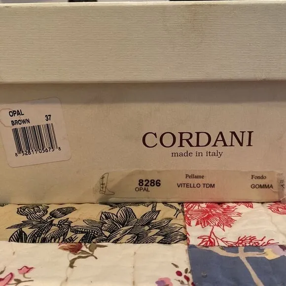 Cordani brown leather boots.