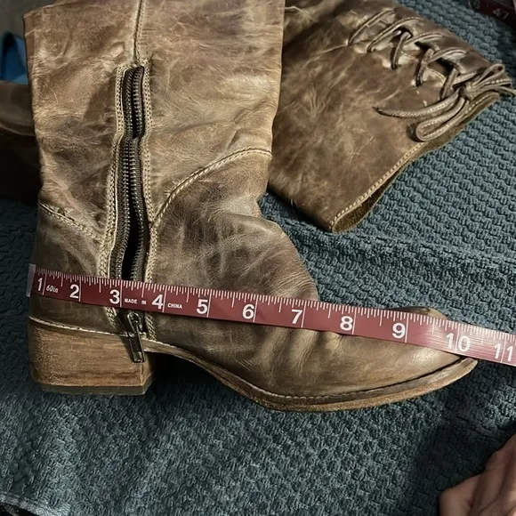 Corral Distressed Leather Riding Boots