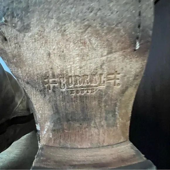 Corral Distressed Leather Riding Boots