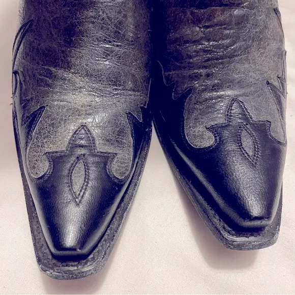 CORRAL Eagle sequin inlay snip toe cowgirl boots