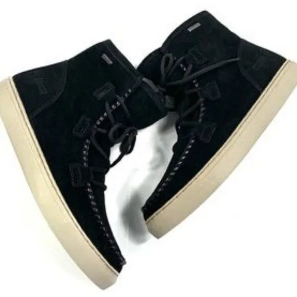 Cougar “Fabiola” Waterproof Black Suede Lace Up Ankle Boots Size 10 NIB