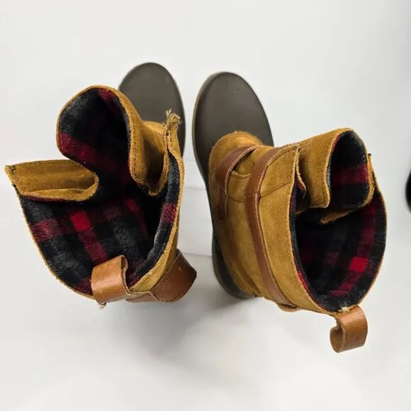 Cougar Leather Waterproof Brown Boots Women's Size 9