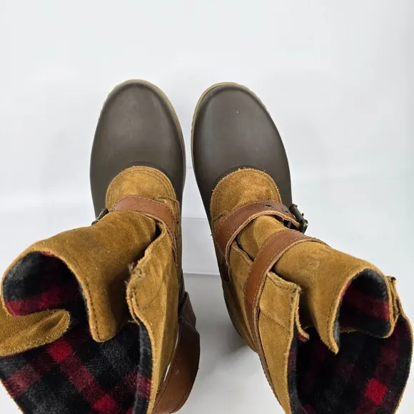 Cougar Leather Waterproof Brown Boots Women's Size 9