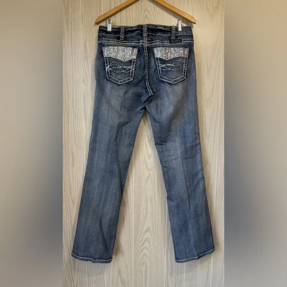 Cowgirl Tuff Co. Sparkle Light Jeans Size 31x33 LNC