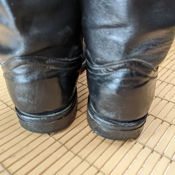 Cowtown men's sz 8EE black leather cowboy Western Boots