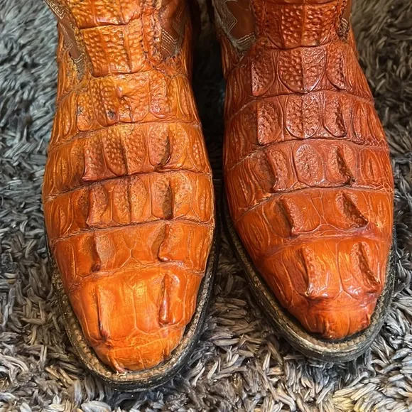 Croc real leather boots