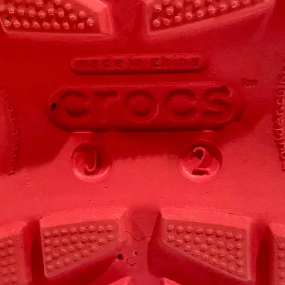 Crocs Cars Rain Boots Boys 2 Girls Lightning McQueen Disney Pixar Red Handle It