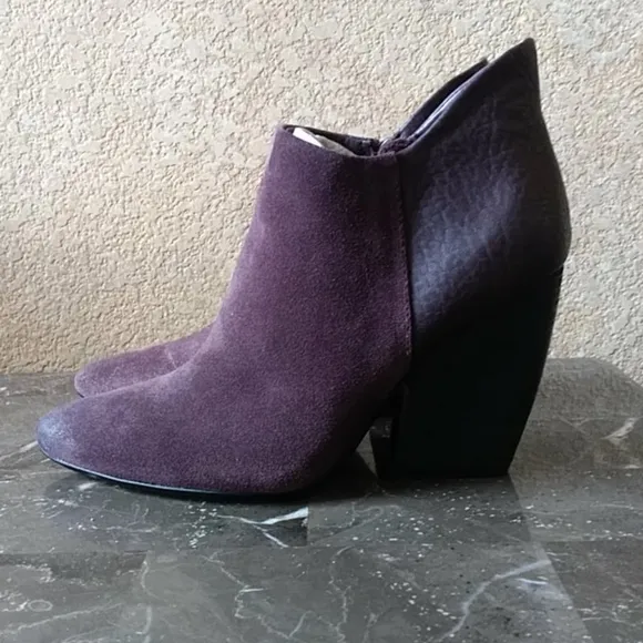 Crown Vintage Suede Leather Ankle Boots Sz 9.5 NWOB