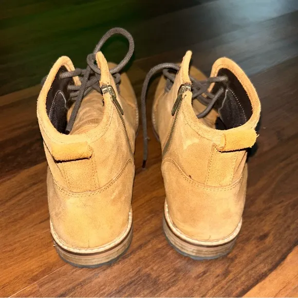 Crēvo Tan Suede Men's Boots - Kelston Chestnut Size 13
