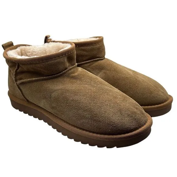 CUSHIONAIRE Women's pull on boot 11 CHESTNUT