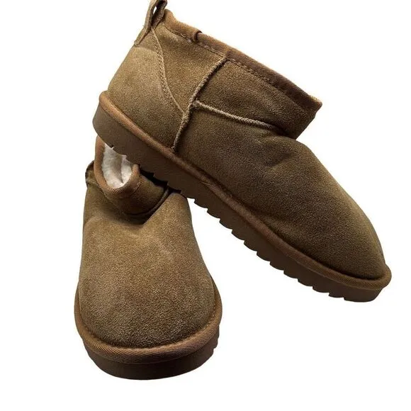 CUSHIONAIRE Women's pull on boot 11 CHESTNUT
