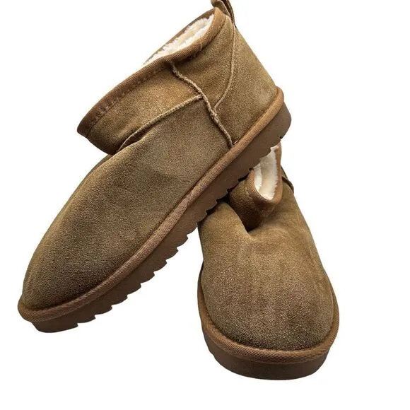 CUSHIONAIRE Women's pull on boot 11 CHESTNUT