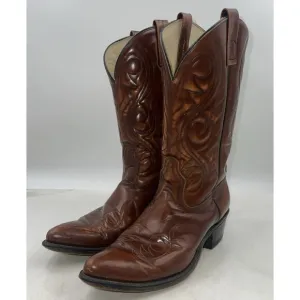 Dan Post Boots Mens SZ 8.5 D Milwaukee Antique BROWN Leather WESTERN