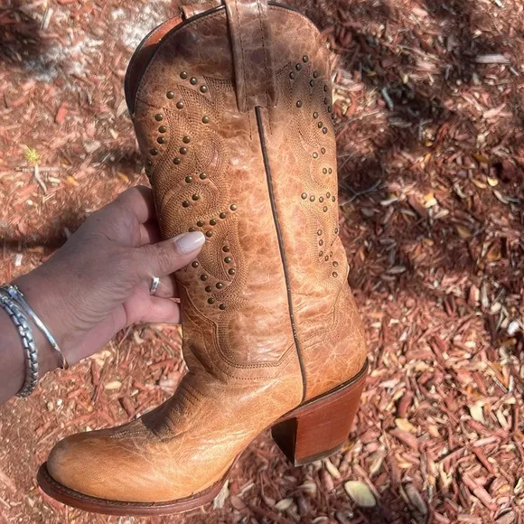 Dan Post WESTERN Leather Melba Cowboy/Cowgirl Boots #DP3515 Size 6.5 Women’s