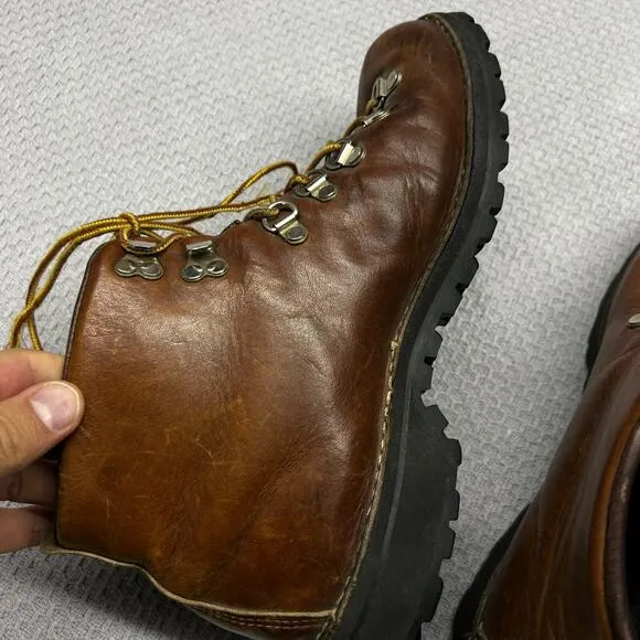 Danner 8290 Cascade Leather Hiking Backpacking Trail Mens Boots Sz 9 Vintage
