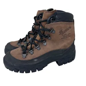 Danner Combat Hiker Hiking Boots Lace Up Round Toe Leather 43513X Brown Size‎ 3
