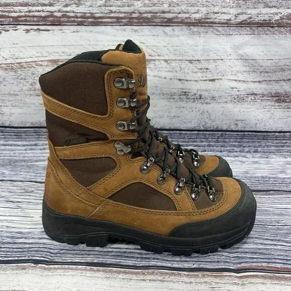 Danner Gila 8” Brown Leather 46114 Gore Tex Hunting Boots Women’s Size 8