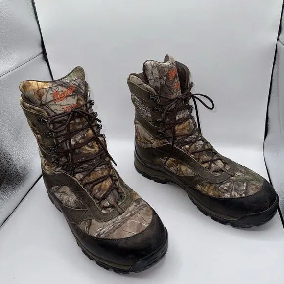 Danner High Men's 10.5 Ground Real‎ Tree 7000 Gram Hunting Boots Camo Gore Tex