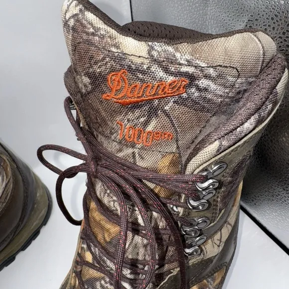 Danner High Men's 10.5 Ground Real‎ Tree 7000 Gram Hunting Boots Camo Gore Tex