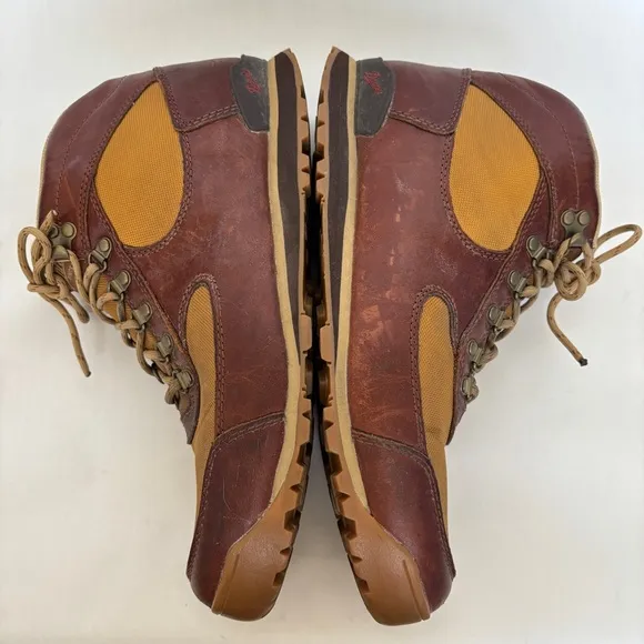 Danner mens Jag Monk lace up casual outdoor Brown and Tan Hiking Boots size 10