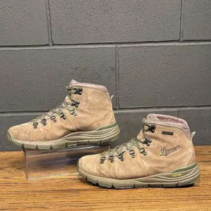 Danner Mountain Brown Green Leather Hiking Boots Men’s 10 D