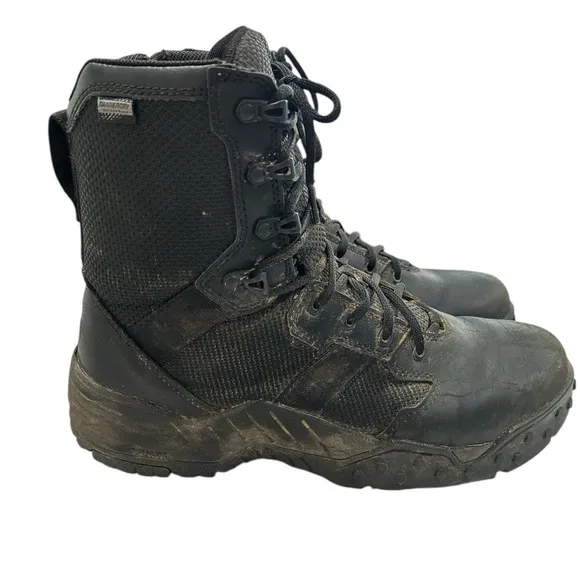 Danner Scorch Side-Zip Men's 8&quot; Black Danner Dry Waterproof Boots - 11.5