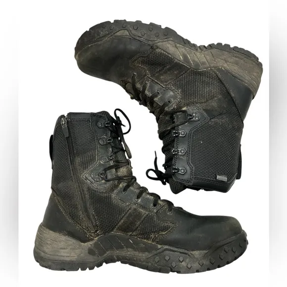 Danner Scorch Side-Zip Men's 8&quot; Black Danner Dry Waterproof Boots - 11.5