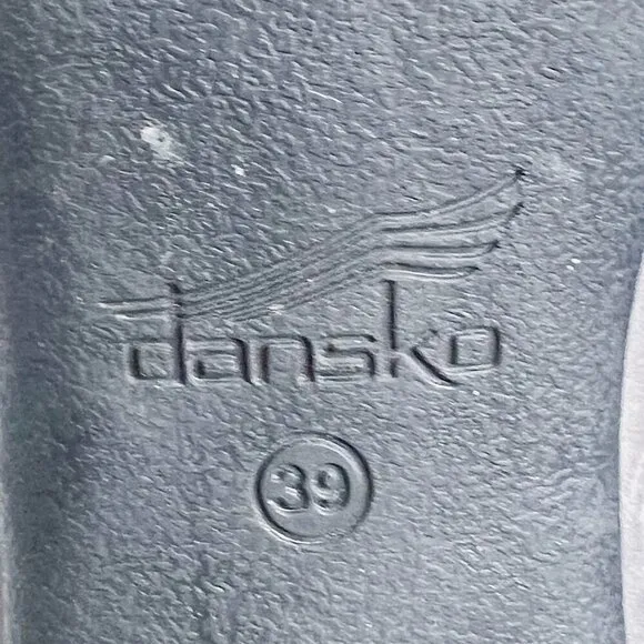 Dansko Perry Grey Leather Waterproof Heeled Booties Boots Women's Size 8.5 9