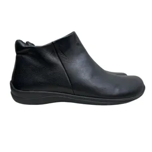 David Tate Sportivo Mens Ankle Boots Black Waterproof Leather Zip Up‎ Size 13W