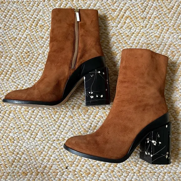 Dear Frances Spirit Boots in Copper Suede 36