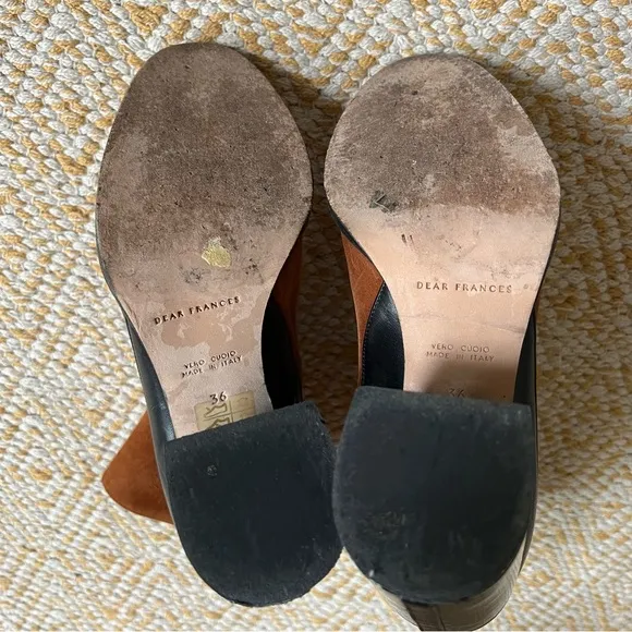 Dear Frances Spirit Boots in Copper Suede 36