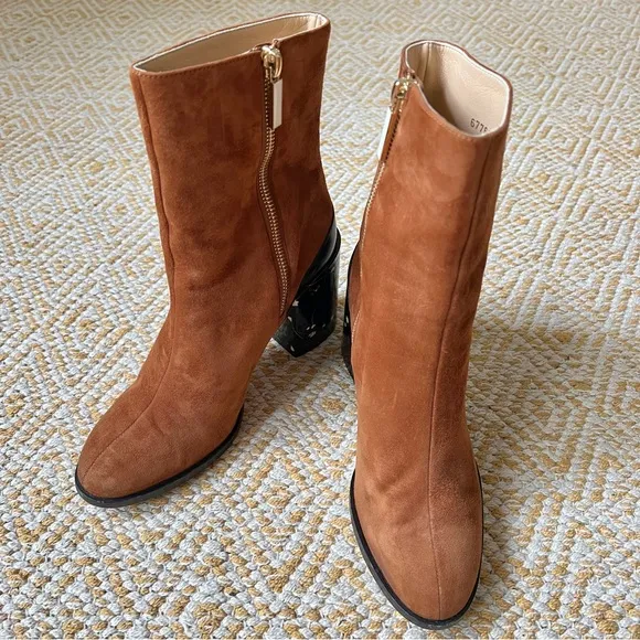 Dear Frances Spirit Boots in Copper Suede 36