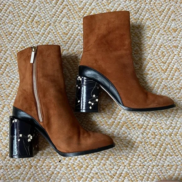 Dear Frances Spirit Boots in Copper Suede 36
