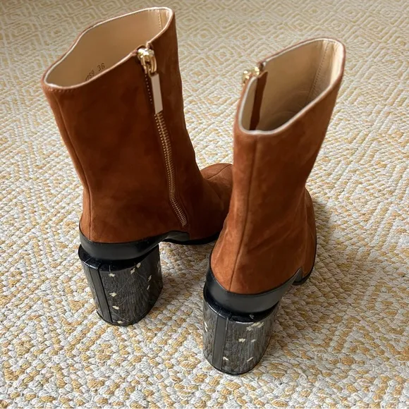 Dear Frances Spirit Boots in Copper Suede 36