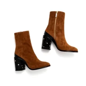 Dear Frances Spirit Boots in Copper Suede 36