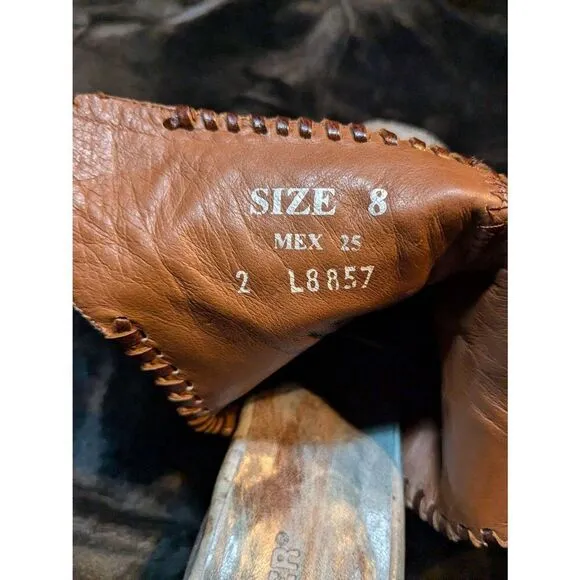 Denver boots leather Open toe heel. Style Leonere. Size 8