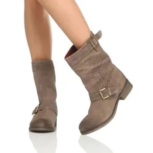 Desigual, Leather Sacha Boots, Size EU 38
