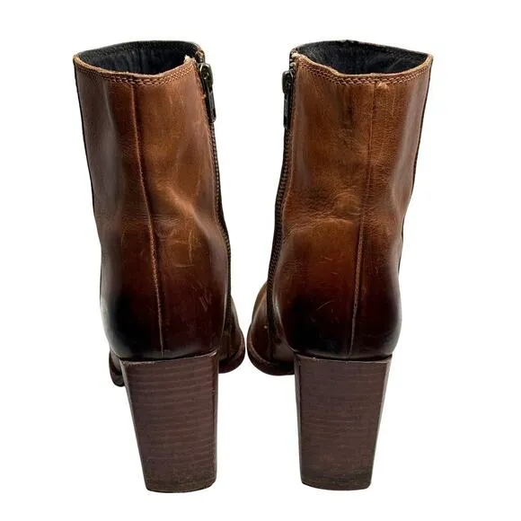 Diba True supple leather Tall Toes boots Brown Size 8