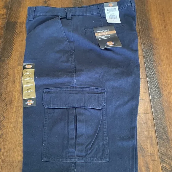 Dickies Mens and Big Mens Loose Fit Straight Leg Cargo Pants