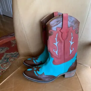 Diego di Lucca D-Drifter western Cowgirl boots 7M