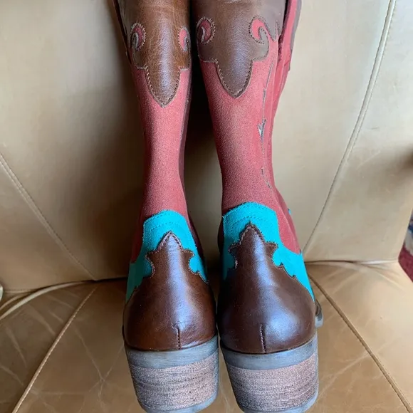 Diego di Lucca D-Drifter western Cowgirl boots 7M