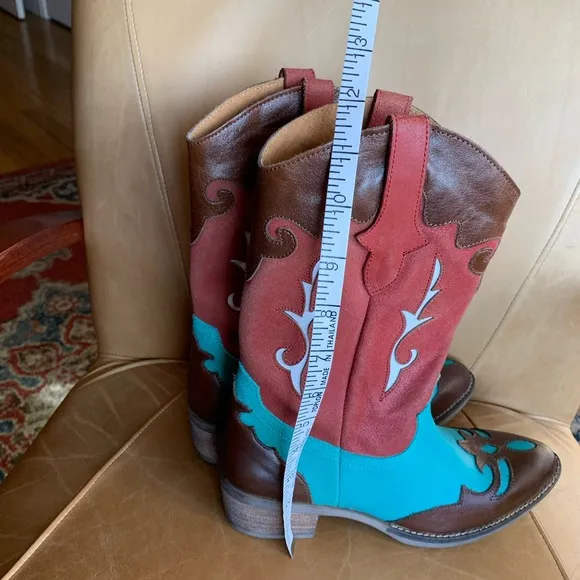 Diego di Lucca D-Drifter western Cowgirl boots 7M