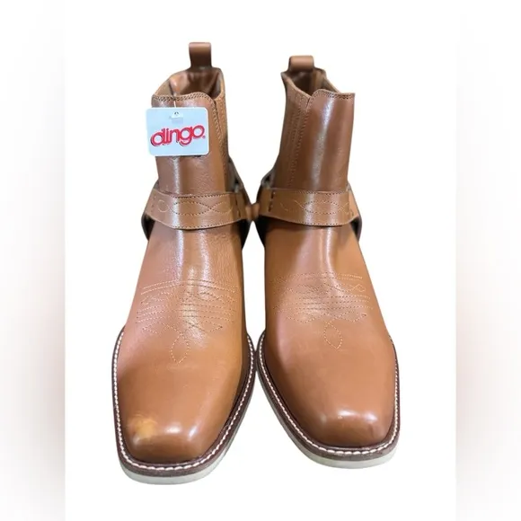 Dingo 6” Harness Black Bart Boots Sz 13D NWT