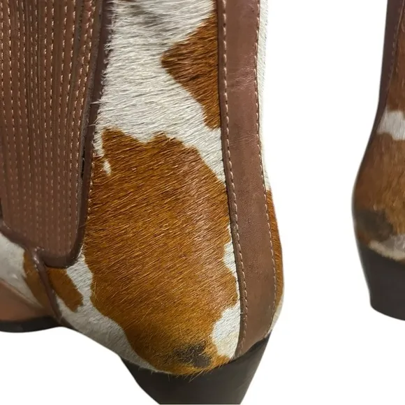 Dingo Cow Print Hair Hide Boots